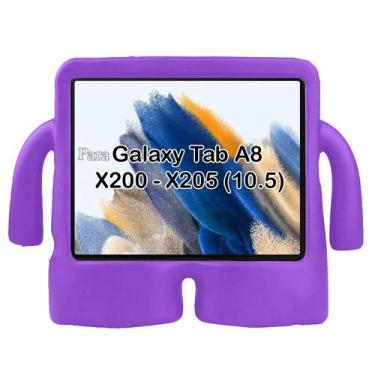 Imagem de Capa Case Anti Shock Tablet P/ Galaxy Tab A8 X200 X205 10.5 infantil s