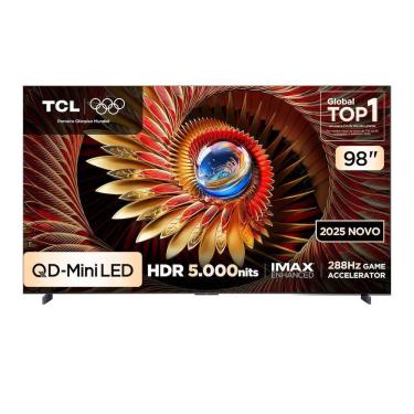 Imagem de Smart TV TCL 98C8K 98 Polegadas 4K Mini LED QD-Mini LED Preto Google TV 144Hz Bivolt