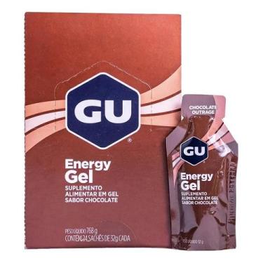 Imagem de Gu Energy Gel Caixa 24 Sachês Receita Nova Sabor Chocolate - Congratul