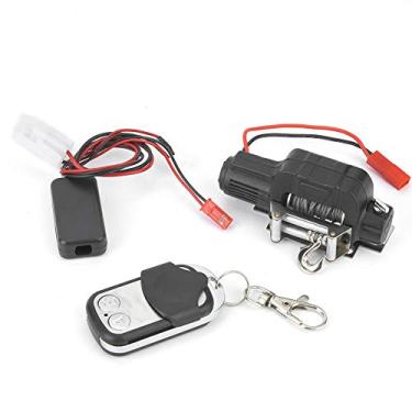Imagem de A sixx Controle remoto de guincho de metal resistente e durável, controle de guincho, recortes de escape elétrico QTP sem fio para acessórios de engatinhador de controle remoto