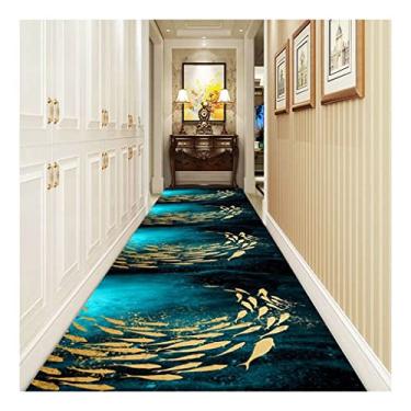 Imagem de Tapete de corredor Tapete de corredor 3D, tapete de entrada corredor lavável antiderrapante, largura 0.6-1.4m (Size : 90x900cm)