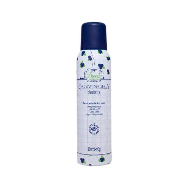 Imagem de Kit Com 12 Desodorante Aerosol Giovanna Baby Blueberry 150Ml