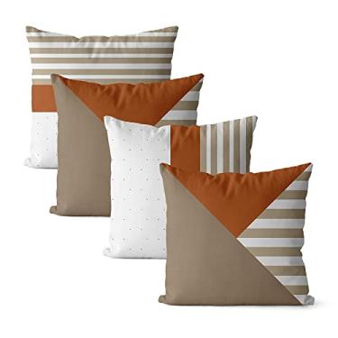 Imagem de Kit 4 Capas de Almofadas Decorativas 42x42 - Moderna 003