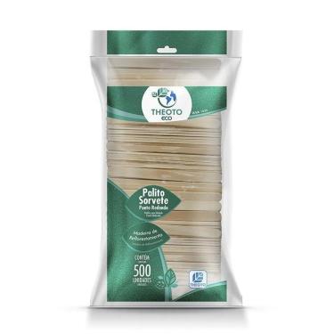 Imagem de Palito De Madeira Para Picolé 500 Unidades