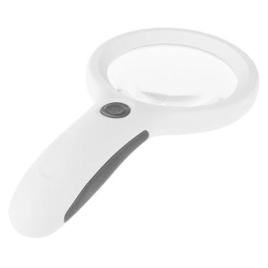 Imagem de Lupa De Mão Com Ampliação 2,5X E 8X Led Uv