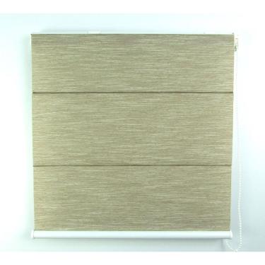 Imagem de Cortina Romana Napoles Translúcido Crisdan 1,50 Largura X 1,50 Altura Marrom