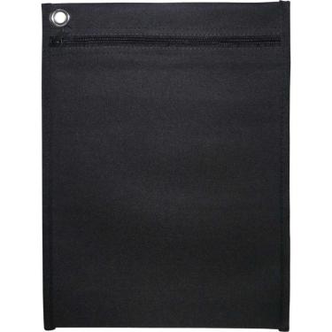 Imagem de Pasta Malote Nylon 25X35Cm Preta Vertical - Reflex Pct/03