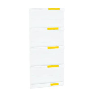 Imagem de Kit 5 Bandejas Para Gondola Canto 170 Amapa 40/30 Branco