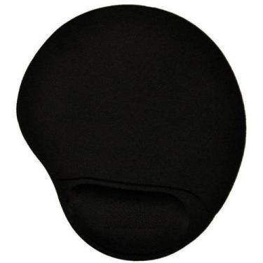 Imagem de Mouse Pad Gel com Apoio Descanso de Pulso Médio Preto