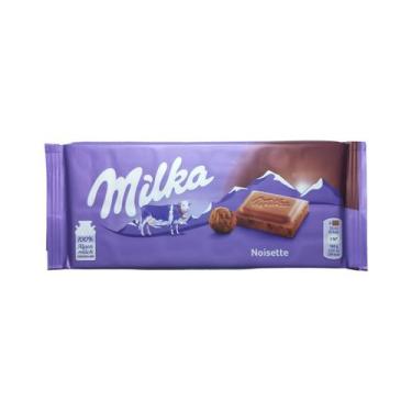 Imagem de Chocolate Ao Leite Com Creme De Avelã Milka Noisette 100G