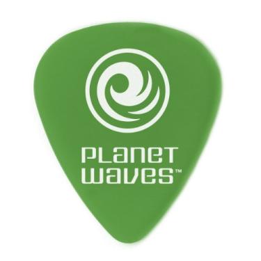 Imagem de Planet Waves Palhetas de guitarra Duralin 1DGN4-25 - Verde - Pacote com 25 - Médio