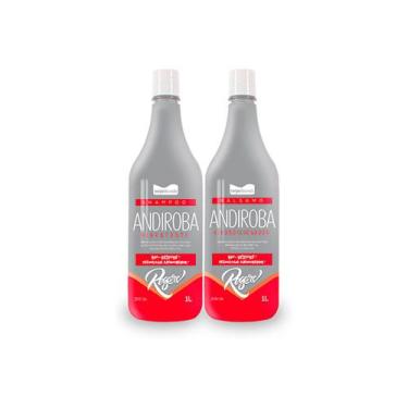 Imagem de Kit 6 Und Kit Shampoo Regarv + Condicionador Andiroba Hidratante 1L