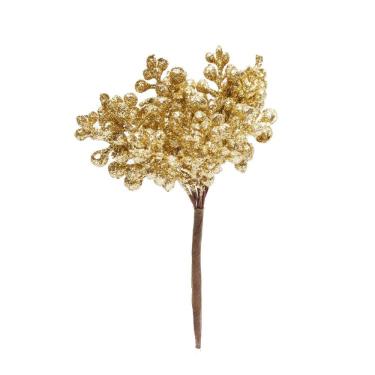 Imagem de Pick Natalino C/frutas Ouro 1un 12x8x5cm 1200109