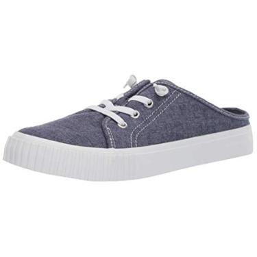 Imagem de Timberland Mule feminina Skyla Bay Canvas, Azul escuro, 6