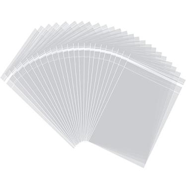 Imagem de Airsunny, 200 peças, sacos de celulo/Celofane transparentes de 13,7 cm x 18,9 cm, para panela, vela, sabão, bolachas de poliéster