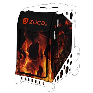 Imagem de Bolsa esportiva ZUCA Blaze (apenas bolsa) – Design vermelho de chamas quentes