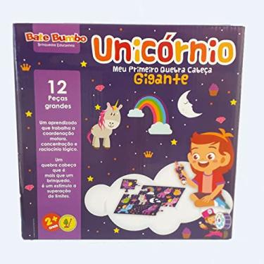 Imagem de MEU PRIMEIRO QUEBRA CABEÇA GIGANTE UNICÓRNIO