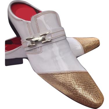 Imagem de Mule Masculino em Couro - Babuche - White D'or - Ref: 728