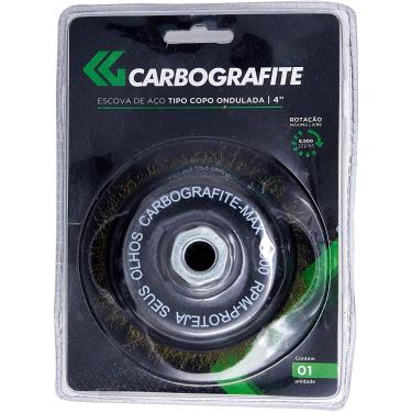Imagem de Escova Aço Tipo Copo Ondulada 4" 012327112 - Carbografite Carbografite
