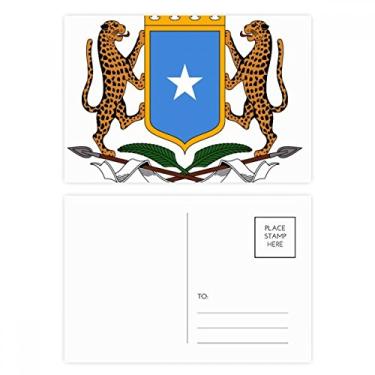 Imagem de Conjunto de cartão postal com emblema nacional da África da Somália