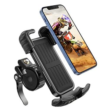 Imagem de Marspeeder Suporte de telefone de bicicleta para motocicleta, guidão de suporte de bicicleta