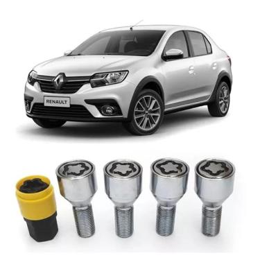 Imagem de Trava Parafuso Antifurto De Rodas Renault Sandero Logan Captur Duster Oroch Kwid Clio Fluence