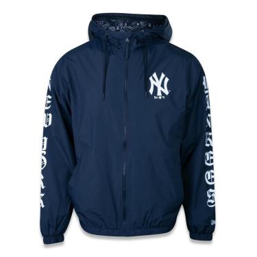 Imagem de JAQUETA CORTA VENTO WINDBREAKER MLB NEW YORK YANKEES STREET MARINHO NEW ERA-Masculino