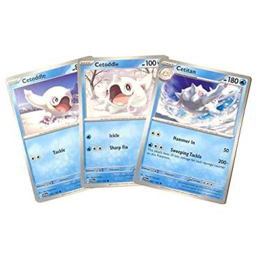 Imagem de Cetitan 060/198 - Scarlet & Violet - Pokemon Evolution 3 Card Lot - Cetoddle x2