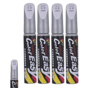 Imagem de Kit 4 Canetas Tinta Reparadora Tira Risco Automóveis Carro Moto Caminhões Pintar e Retocar Pneu Azulejo e Tênis Aplicador