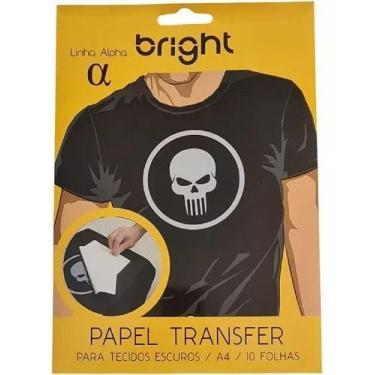 Imagem de Papel Transfer A4 Tecidos Escuros Bright - 50 Folhas