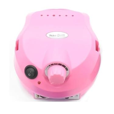 Imagem de Lixadeira Porquinho Lixa Motor Eletrica Unhas Acrigel Profissional Manicure 45000 Rpm Bivolt Es1 Luuk Young