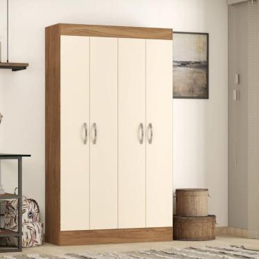 Imagem de Armário Multiuso Sapateira 4 Portas Formosa Demóbile Amendola Touch/Off White
