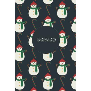 Imagem de Diario de puntos: Libreta de ideas dot grid, edición muñeco de nieve de navidad