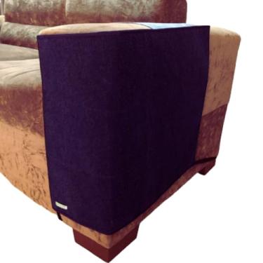 Imagem de Arranhador para gatos e protetor do braço do sofá - par - tamanho 50x70 cm CORES:Azul