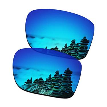 Imagem de SmartVLT Lentes de substituição polarizadas revestidas com AR azul gelo para óculos de sol Oakley Holbrook Metal OO4123