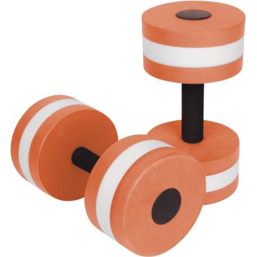 Imagem de Trademark Innovations Halteres leves para exercícios aquáticos – Conjunto de 2 espuma – para hidroginástica (laranja)
