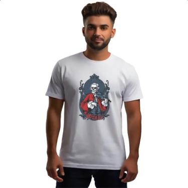 Imagem de Camiseta Unissex Skull Mozart - Alearts