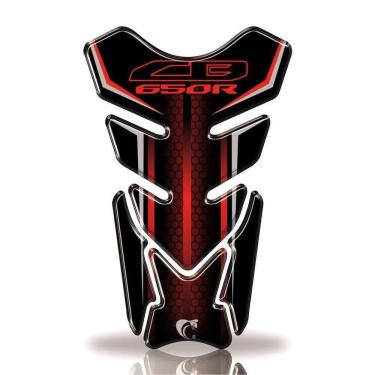 Imagem de Protetor De Tanque Adesivo Moto Honda Cb 650R Vermelho Vermelho