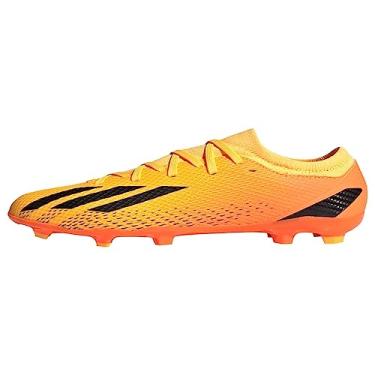 Imagem de adidas Tênis de futebol unissex infantil X Speedportal.3 Firm Ground, Solar Gold/Black/Team Solar Orange, 1 Little Kid