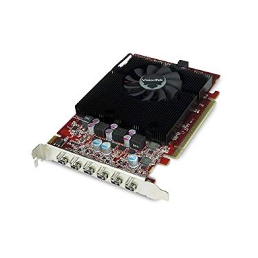 Imagem de VisionTek Placa gráfica Radeon 7750 2 GB GDDR5 6 4 K, 6 Mini DisplayPorts, AMD Eyefinity 2.0, placa de vídeo PCI Express 3.0, som surround 7.1 (900614)