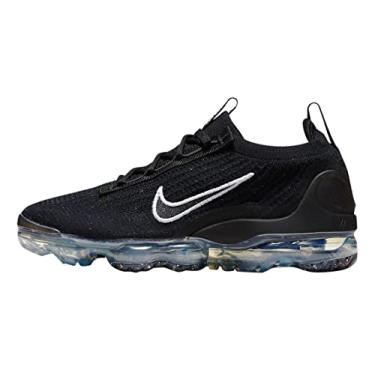 Imagem de NIKE Tênis feminino Air Vapormax 2021 FK, Fk Preto Branco Prata Metálico, 35