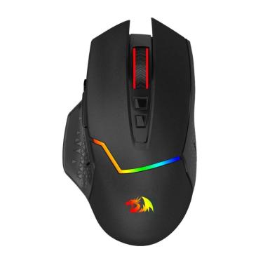 Imagem de Mouse Gamer Sem Fio Redragon Mirage Pro - RGB - 8.000dpi - 8 Botões - USB-C ou 2.4GHz - M690-PRO