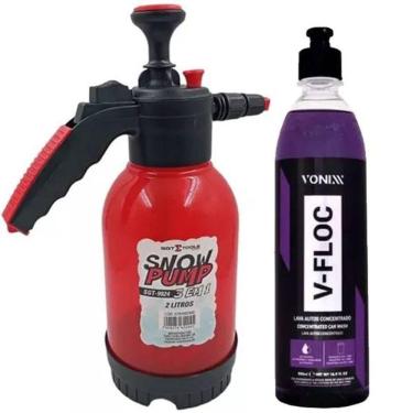 Imagem de Kit Pulverizador 2l Snow Pump Sigma + Shampoo Vfloc Vonixx