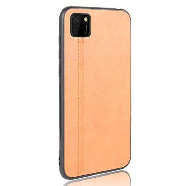 Imagem de Capa para celular Huawei Y5P Proteção robusta 360° Capa de couro suave para Huawei Y5P