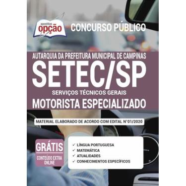 Imagem de Apostila Concurso Setec Campinas Sp Motorista Especializado - Apostila