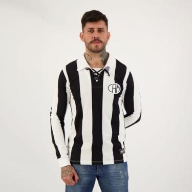 Imagem de Camisa Retrô Atlético Mineiro Manga Longa 1914