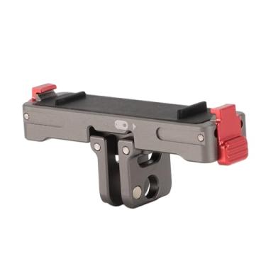 Imagem de Suporte de Liberação Rápida para 360 GO3 GO3S, Base de Extensão Magnética de Adaptador de Liberação Rápida de Liga de Alumínio de Encaixe, Montagem de 2 Pinos e Montagem de Rosca
