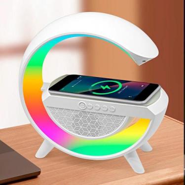 Imagem de Caixa De Som G Carregador De Celular Por Indução Abajur - Correia Ecom