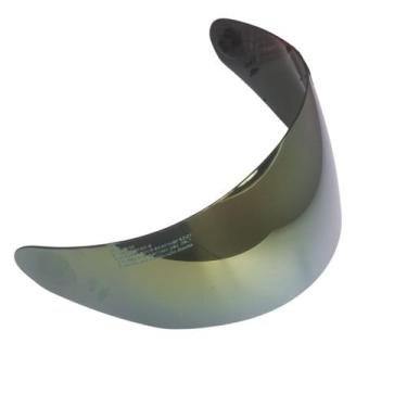 Imagem de Viseira Moto Capacete Visor Norisk Ff302 Iridium Dourado Gold Original