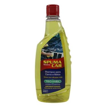 Imagem de Shampoo para Carros e Motos Spuma Car Neutro - 500 ml - Tecovel
